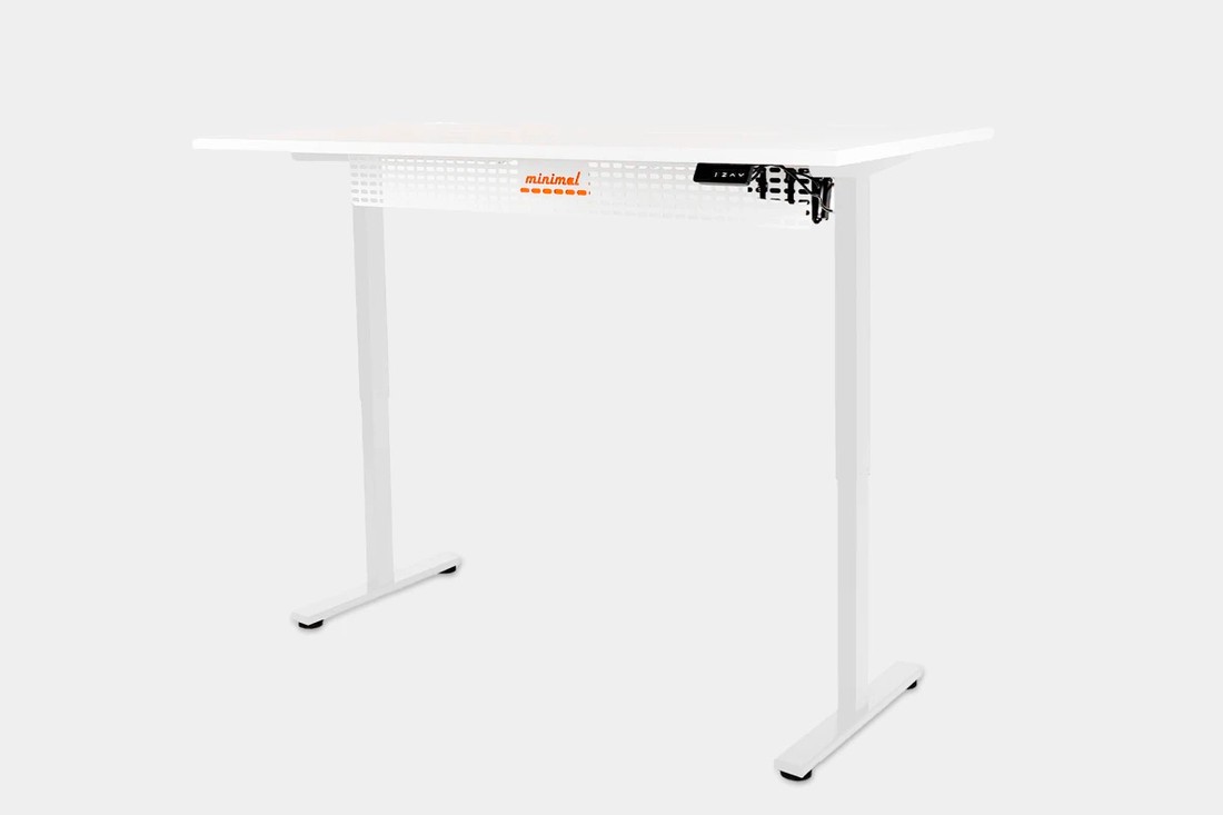 Mesa Regulagem de Altura Giodesk Minimal 160x70 Branco
