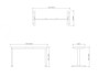 Base Mesa Elevatória Elétrica Giodesk Slim Giopro