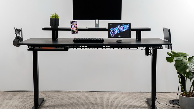 Mesa Modular Regulagem de Altura Elétrica Giodesk Slim M1
