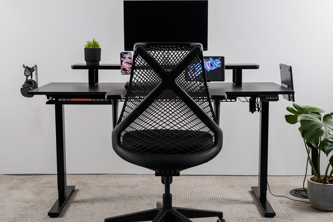 Mesa Modular Regulagem de Altura Elétrica Giodesk Slim M2