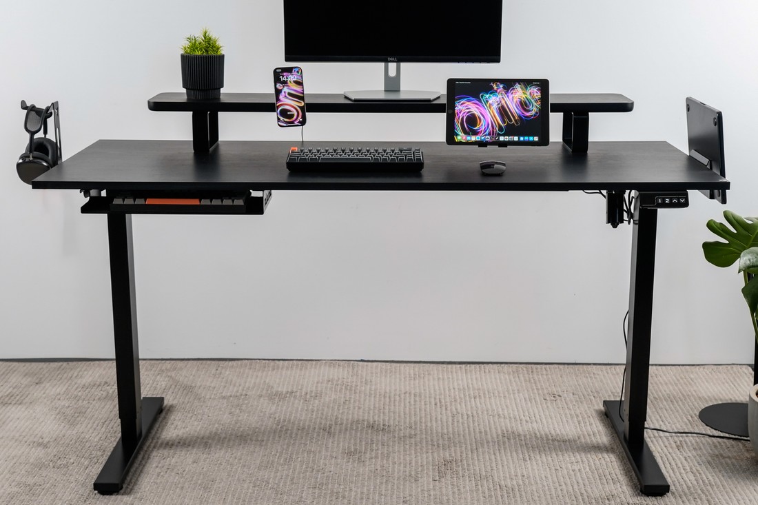 Mesa Modular Regulagem de Altura Elétrica Giodesk Slim M3