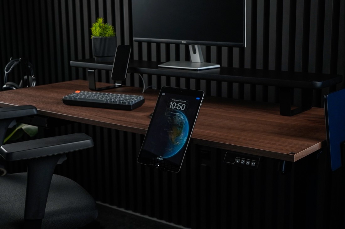 Mesa Modular Regulagem de Altura Elétrica Giodesk Slim M1