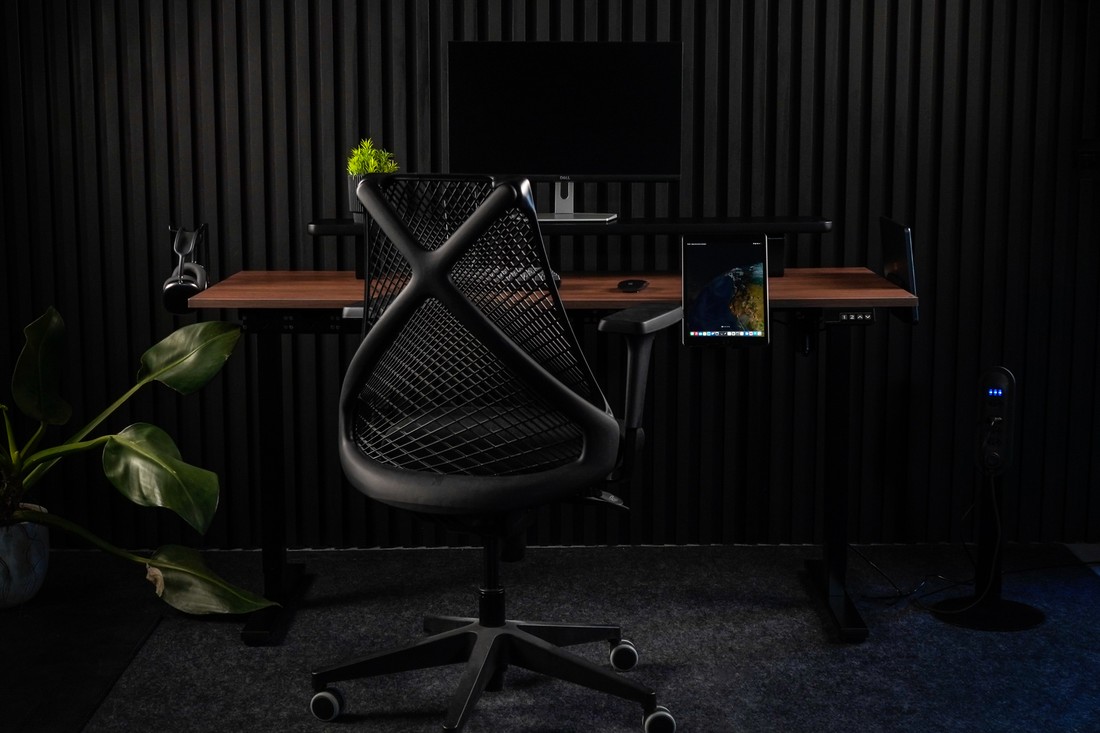 Mesa Modular Regulagem de Altura Elétrica Giodesk Slim M1