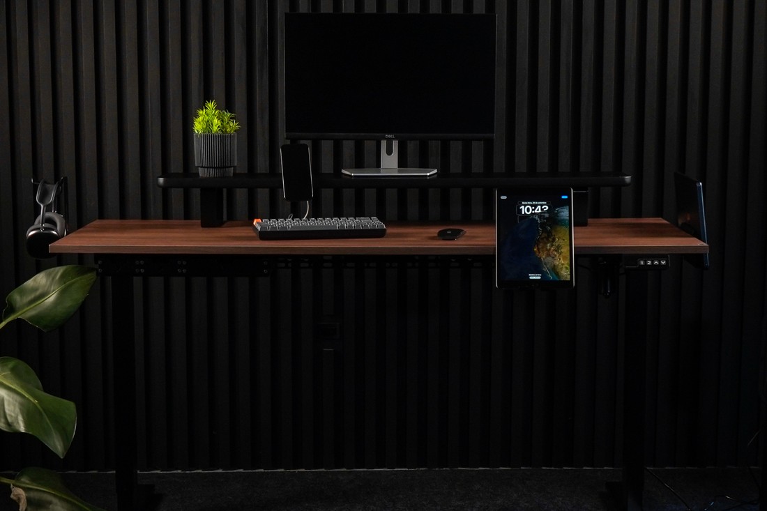 Mesa Modular Regulagem de Altura Elétrica Giodesk Slim M2