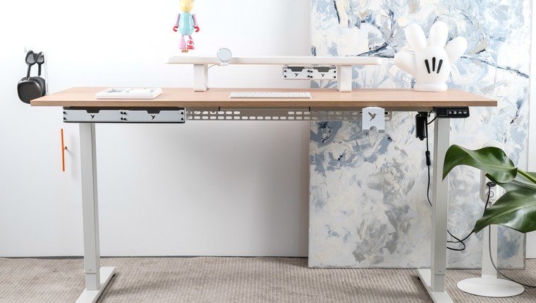 Mesa Modular Regulagem de Altura Elétrica Giodesk Slim M1