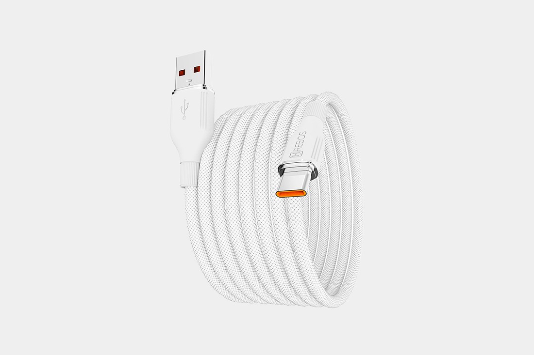 Cabo Hrebos Premium Curl Flow  Magnético  Usb & Type-C