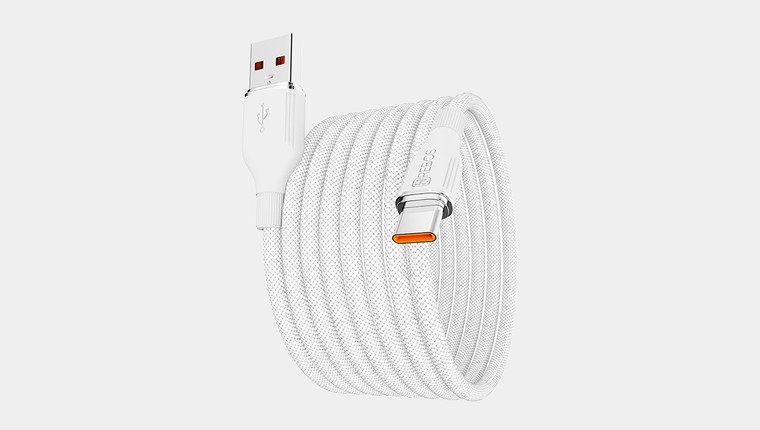 Cabo Hrebos Premium Curl Flow  Magnético  Usb & Type-C