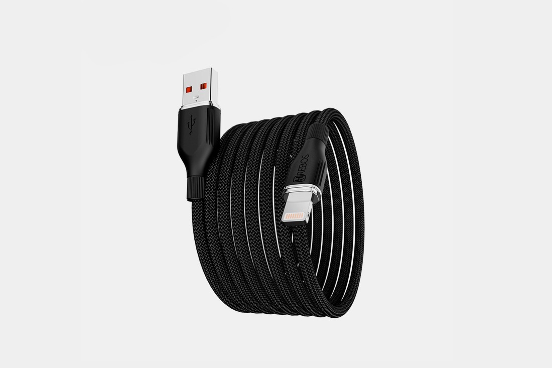 Cabo Hrebos Premium Curl Flow Magnético Usb & Lightning