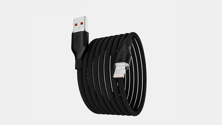 Cabo Hrebos Premium Curl Flow Magnético Usb & Lightning