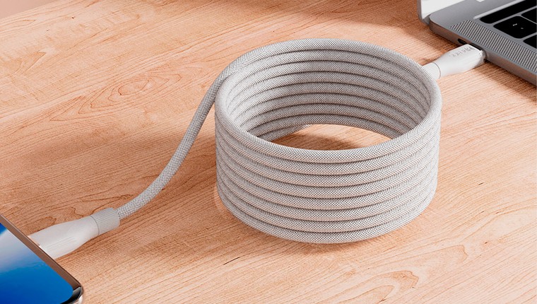 Cabo Hrebos Premium Curl Flow Magnético Usb & Lightning