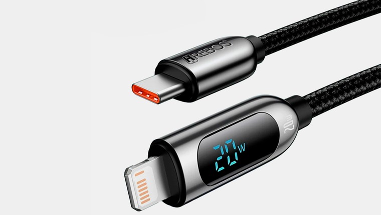 Cabo Hrebos Premium  Techview  Type-C & Lightning