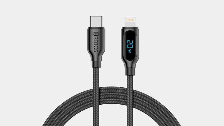 Cabo Hrebos Premium  Techview  Type-C & Lightning