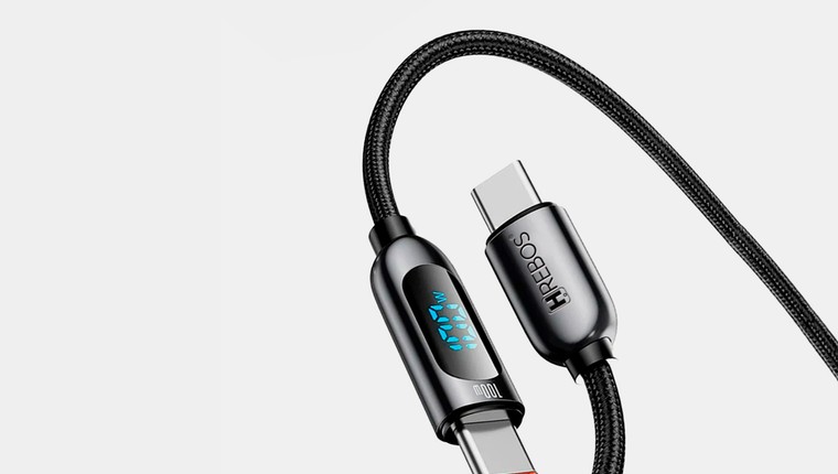 Cabo Hrebos Premium  Techview  Dual Type-C