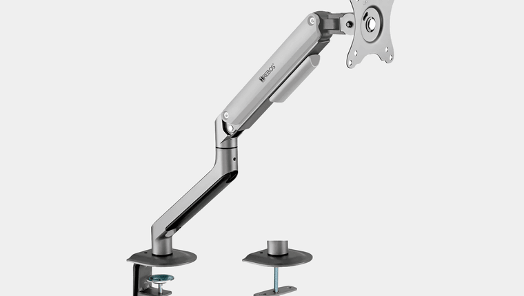 Suporte Braço Articulado para Monitor Hrebos Branco Giopro