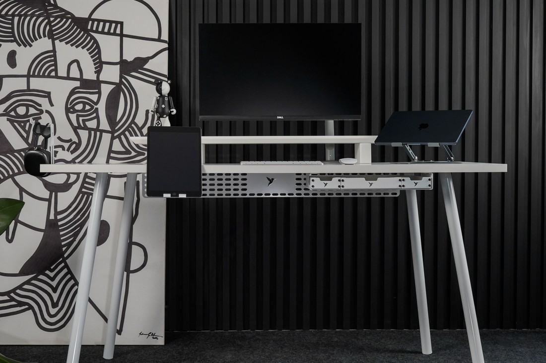 Mesa Modular Office Escrivaninha Nobilis Slim M1 Giopro