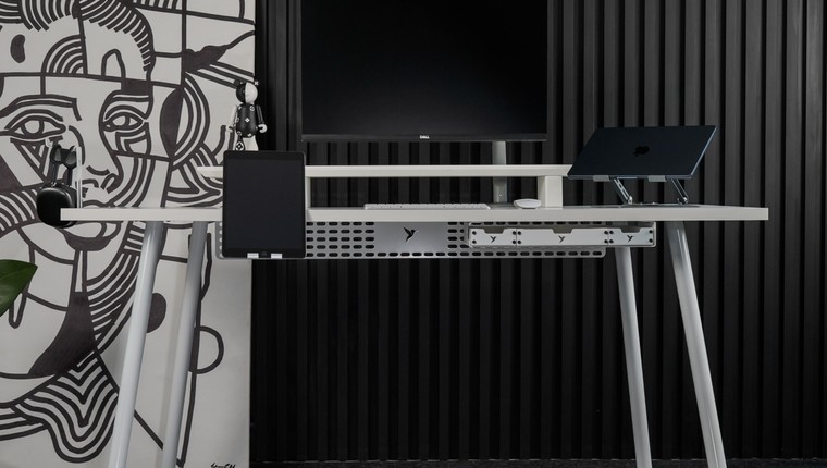 Mesa Modular Office Escrivaninha Nobilis Slim M1 Giopro