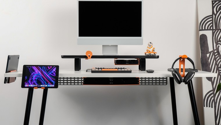 Mesa Modular Office Escrivaninha Nobilis Slim M1 Giopro