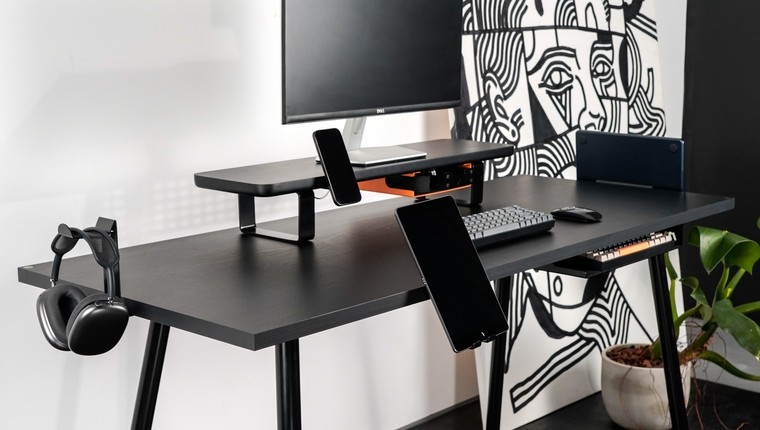 Mesa Modular Office Escrivaninha Nobilis Slim M2  Giopro