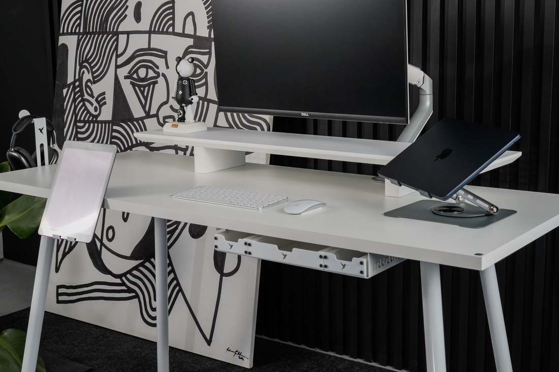 Mesa Modular Office Escrivaninha Nobilis Slim M2 Giopro