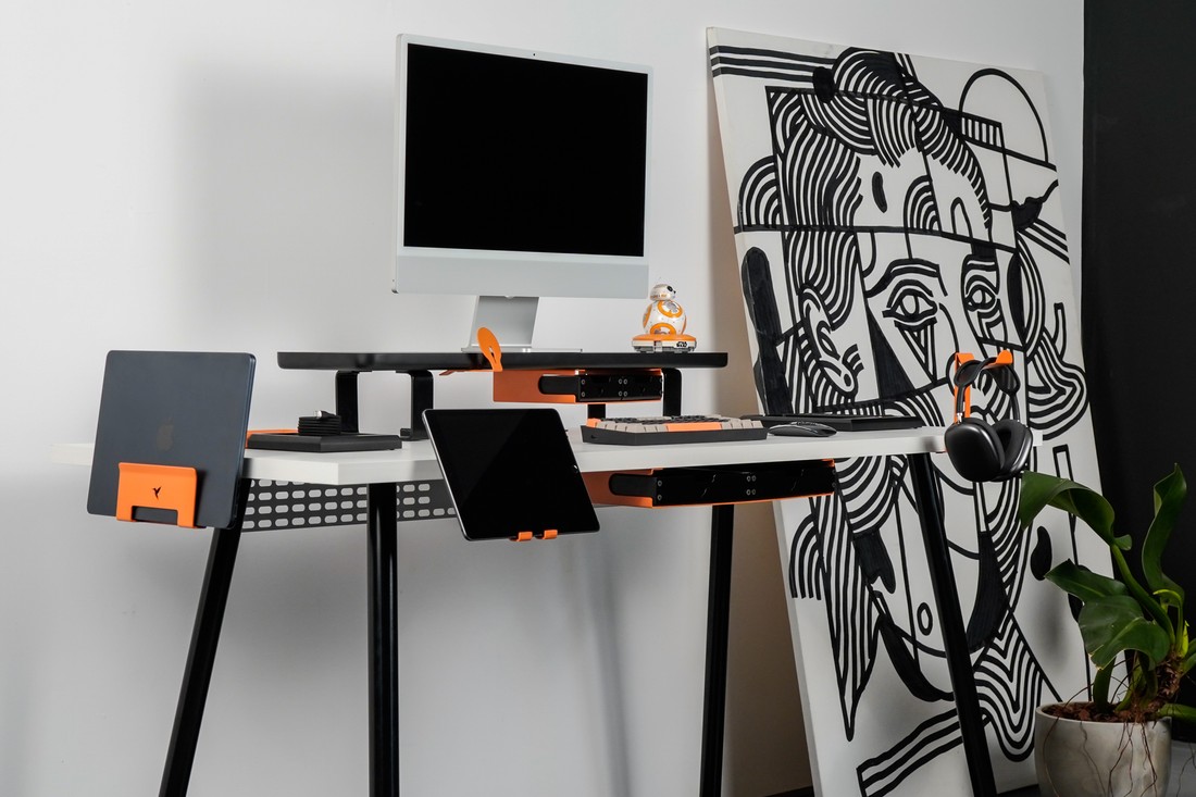 Mesa Modular Office Escrivaninha Nobilis Slim M2 Giopro