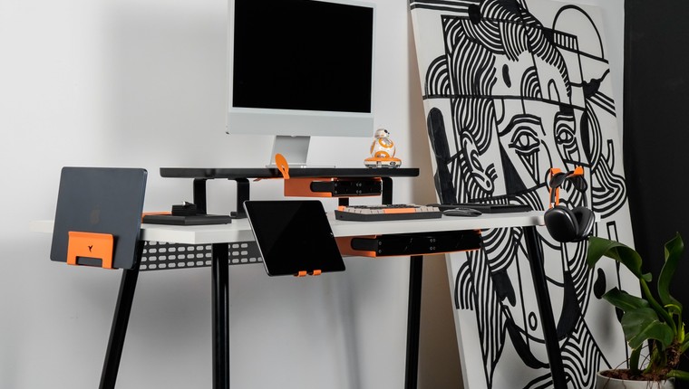 Mesa Modular Office Escrivaninha Nobilis Slim M2 Giopro