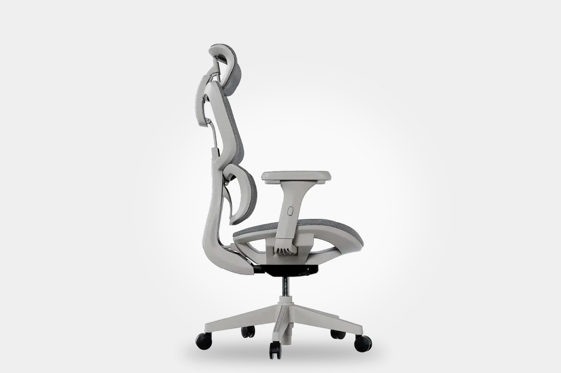 Cadeira Ergonomica Office Dewok Pro Cinza Giopro