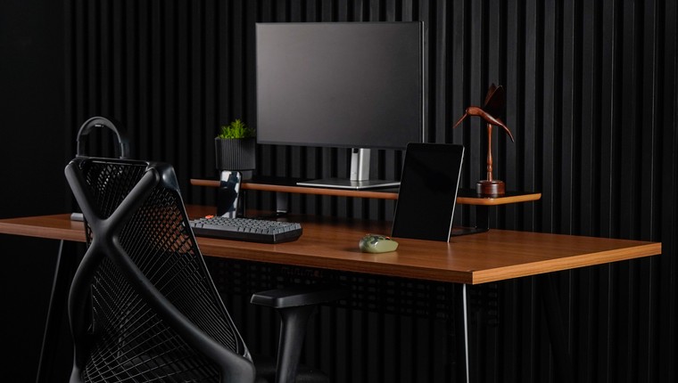 Mesa Office Escrivaninha Nobilis Minimal 140x70 Freijó\pre