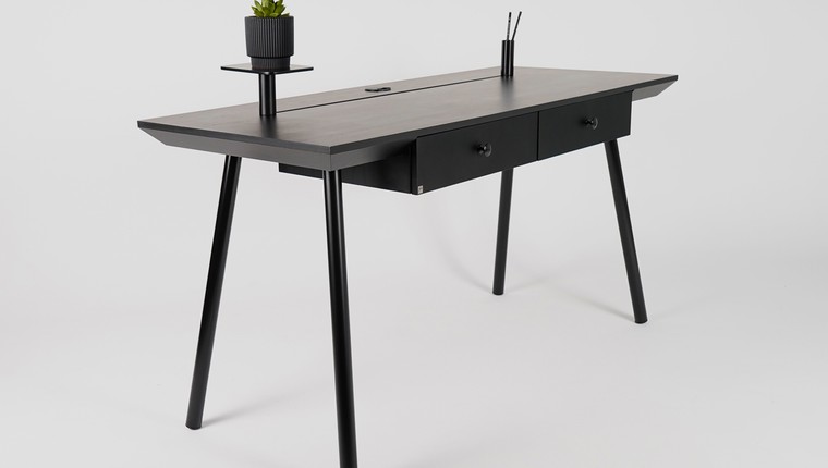 Mesa Office Escrivaninha Nobilis com Gaveta M2 Giopro