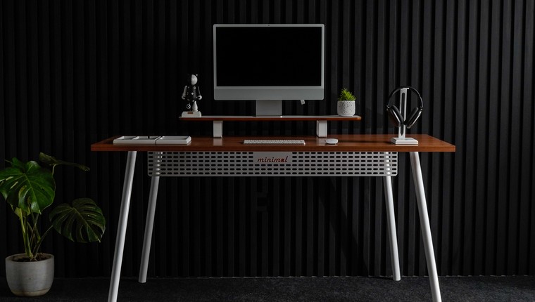 Mesa Office Escrivaninha Nobilis Minimal M2 Freijo/Branco Giopro