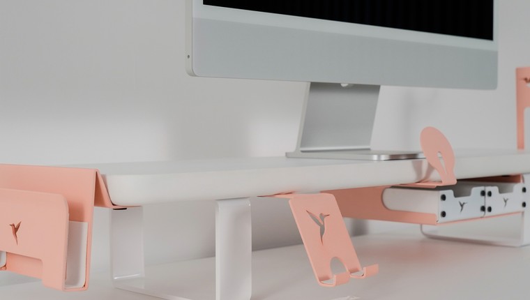 Suporte Tablet Celular Rosa