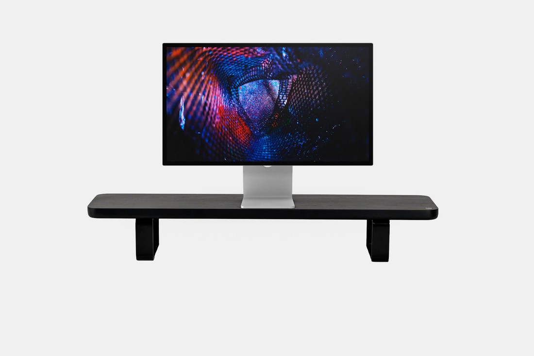 Estante Modular Suporte de Monitor Stand Minimal Pro 80x22 Preto