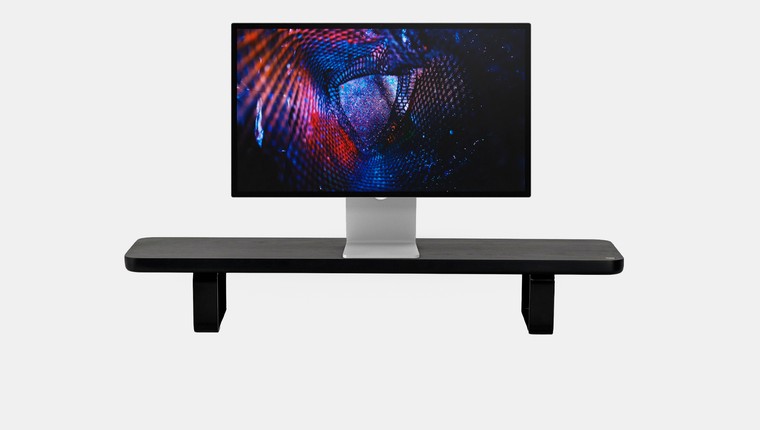 Estante Modular Suporte de Monitor Stand Minimal Pro 80x22 Preto