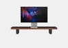 Estante Modular Suporte de Monitor Stand Minimal Pro 80x22 Preto\madeira
