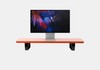 Estante Modular Suporte de Monitor Stand Minimal Pro 80x22 Freijó\pre