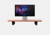 Estante Modular Suporte de Monitor Stand Minimal Pro 80x22 Freijó\pre