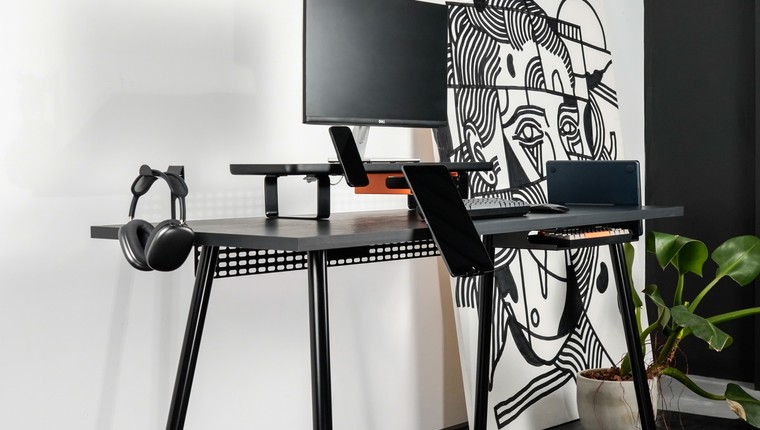 Mesa Modular Office Escrivaninha Nobilis Slim M3 Giopro