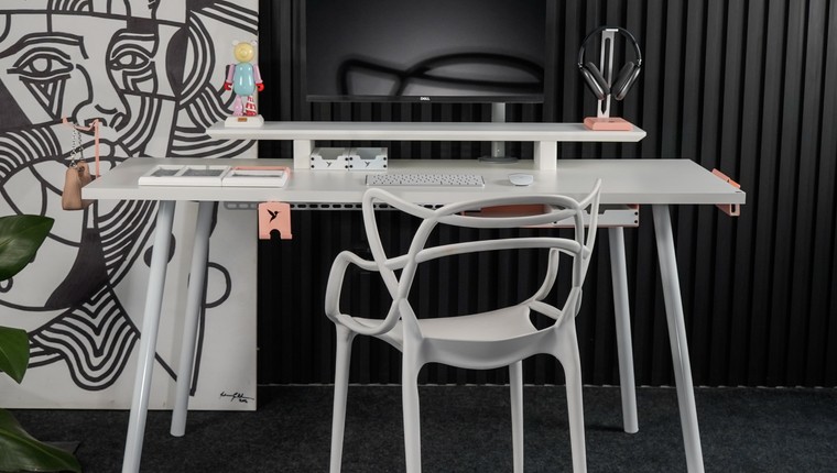 Mesa Modular Office Escrivaninha Nobilis Slim M3 Giopro