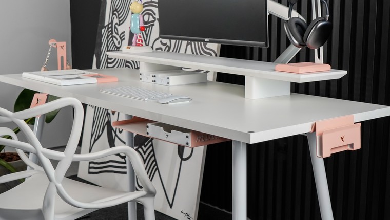 Mesa Modular Office Escrivaninha Nobilis Slim M3 Giopro