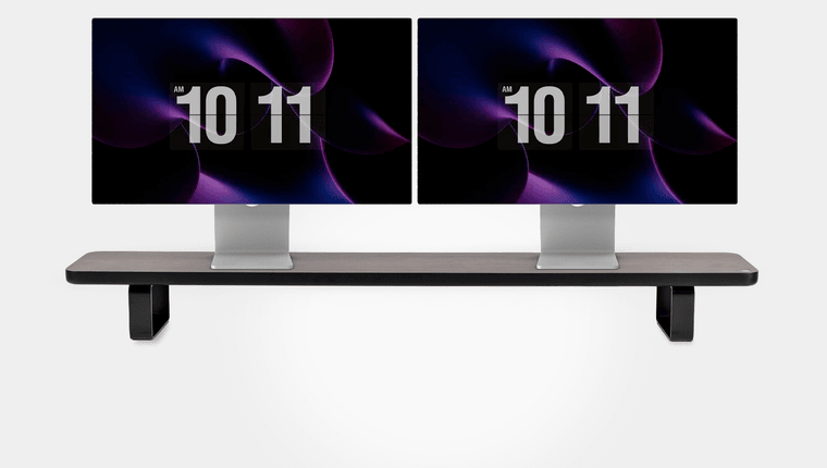 Estante Modular Suporte de Monitor Stand Minimal Pro 120x22 Preto