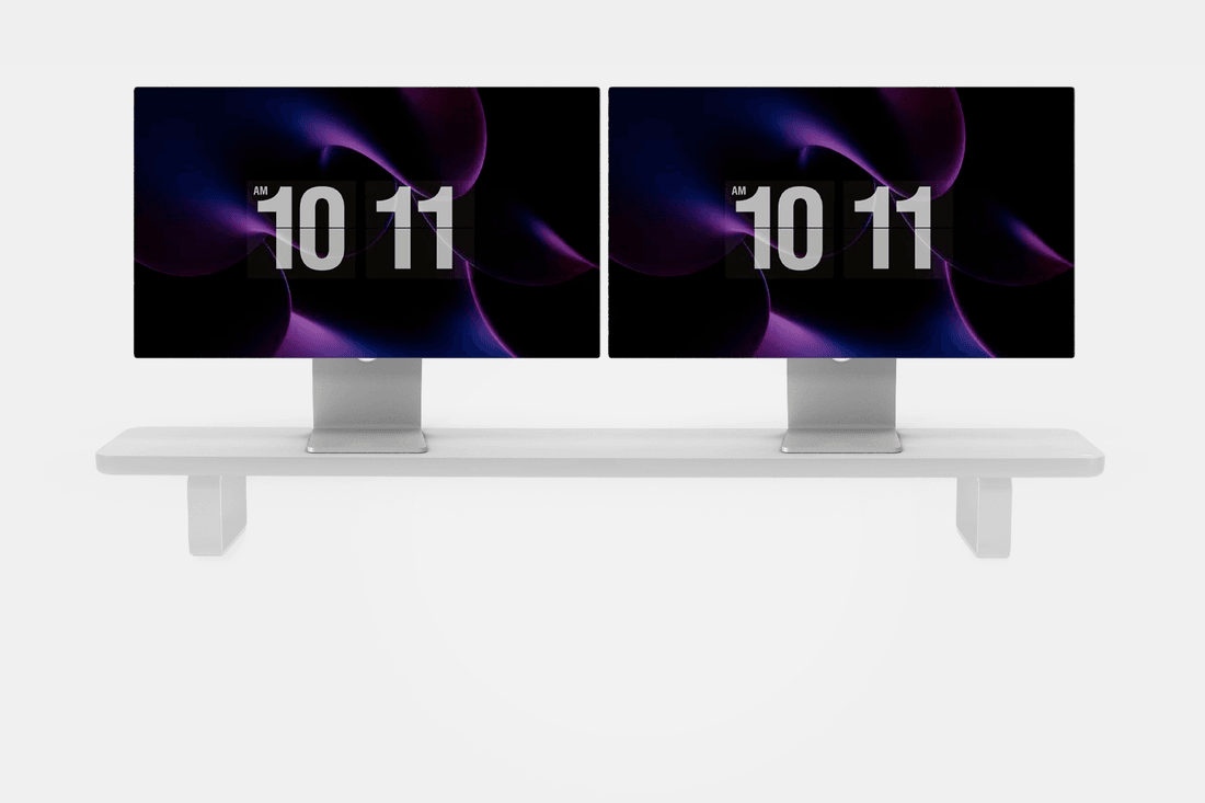 Estante Modular Suporte de Monitor Stand Minimal Pro 120x22 Branco