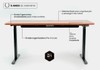 Mesa Regulagem de Altura Giodesk Pro 140x70 Freijó