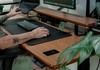 Mesa Regulagem de Altura Giodesk Pro 180x80 Freijó