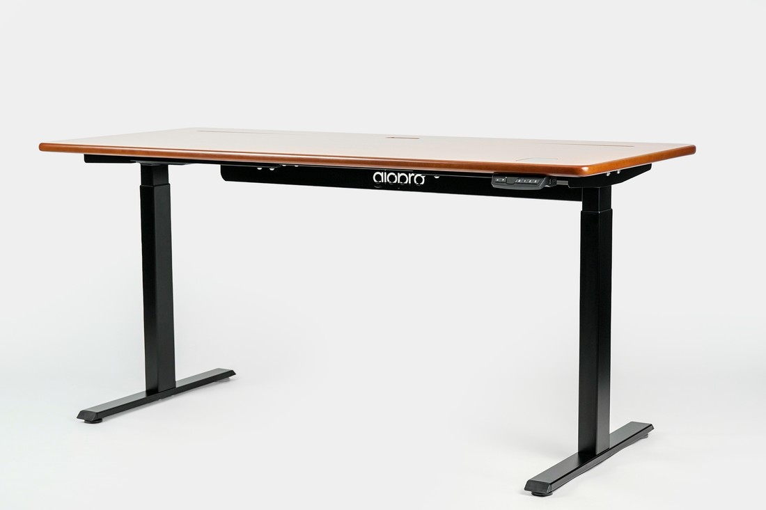 Mesa Regulagem de Altura Giodesk Pro 200x80 Freijó