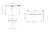 Mesa Regulagem de Altura Giodesk Pro 180x80 Branco/Madeira