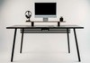 Mesa Office Escrivaninha Nobilis Minimal 180x70 Preto