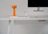 Mesa Office Escrivaninha Nobilis Minimal 180x70 Branco
