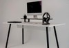 Mesa Office Escrivaninha Nobilis Minimal 180x70 Branco\pre