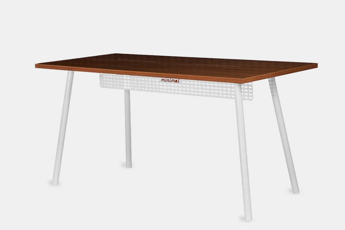 Mesa Office Escrivaninha Nobilis Minimal 180x70 Freijó\bra