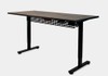 Mesa Regulagem de Altura Giodesk Minimal 180x70 Preto