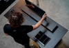 Mesa Regulagem de Altura Giodesk Minimal 180x70 Preto
